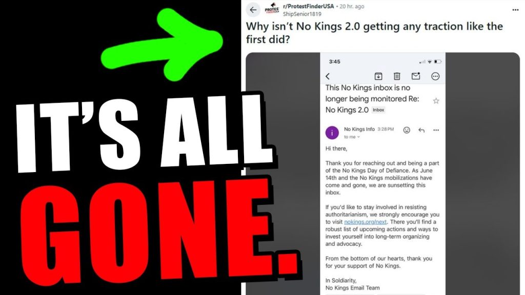 The “No Kings” Protest Organizers Vanished with the LOOT