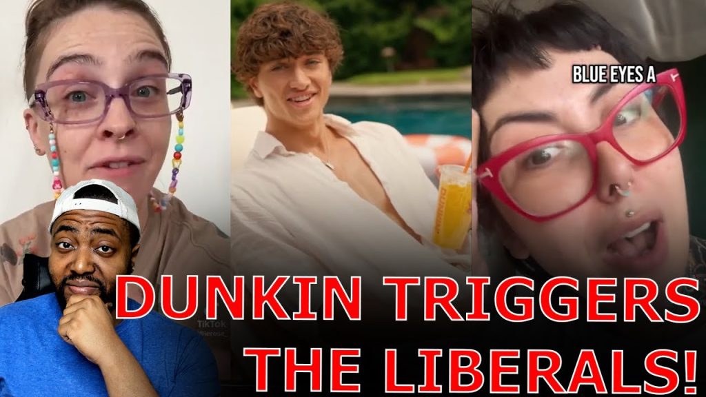 Liberal Melt Down Over White Male Model Bragging About His Genes In Anti-Woke Dunkin Donuts Ad!