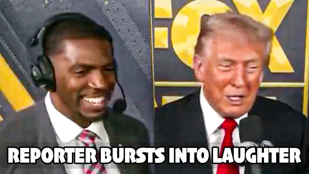 Reporter CAN’T HOLD His Laugh After Trump’s Brilliant Joke On Live TV Reporter CAN’T HOLD His Laugh After Trump’s Brilliant Joke On Live TV