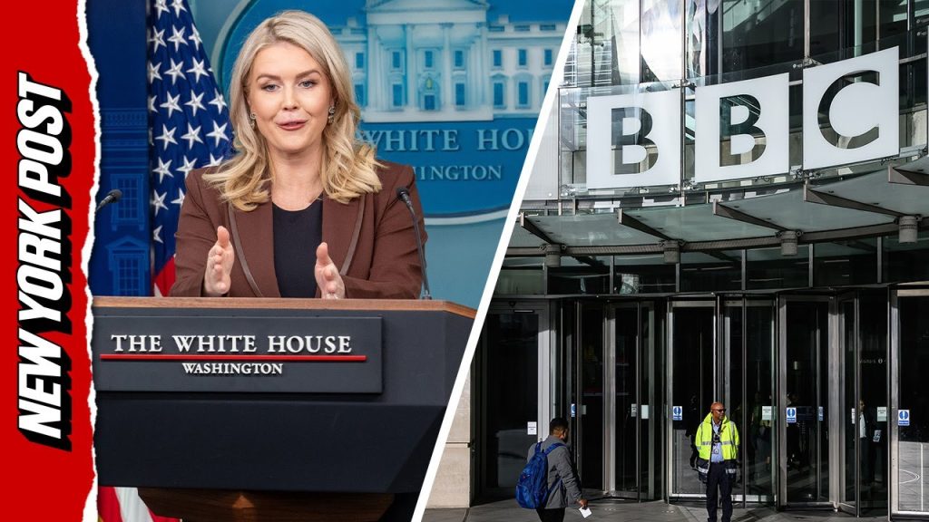 Watch Karoline Leavitt Take Down the BBC Over Doctored Trump Footage