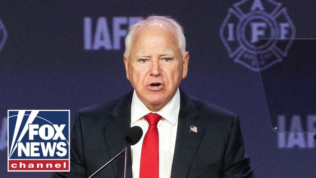 Tim Walz BLAMES Trump for drawing attention to fraud