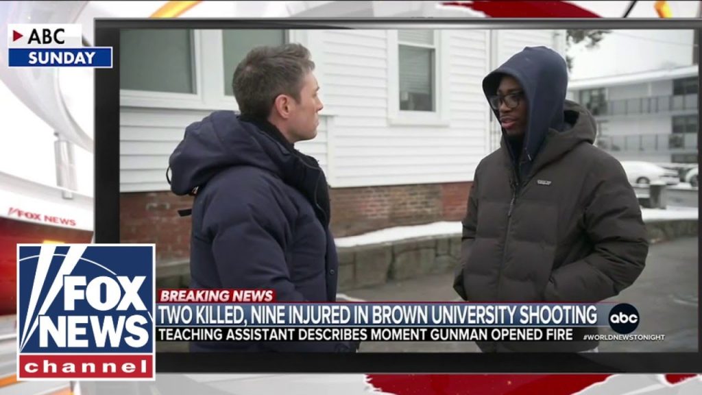 Brown University student recalls terrifying moment he locked eyes with gunman