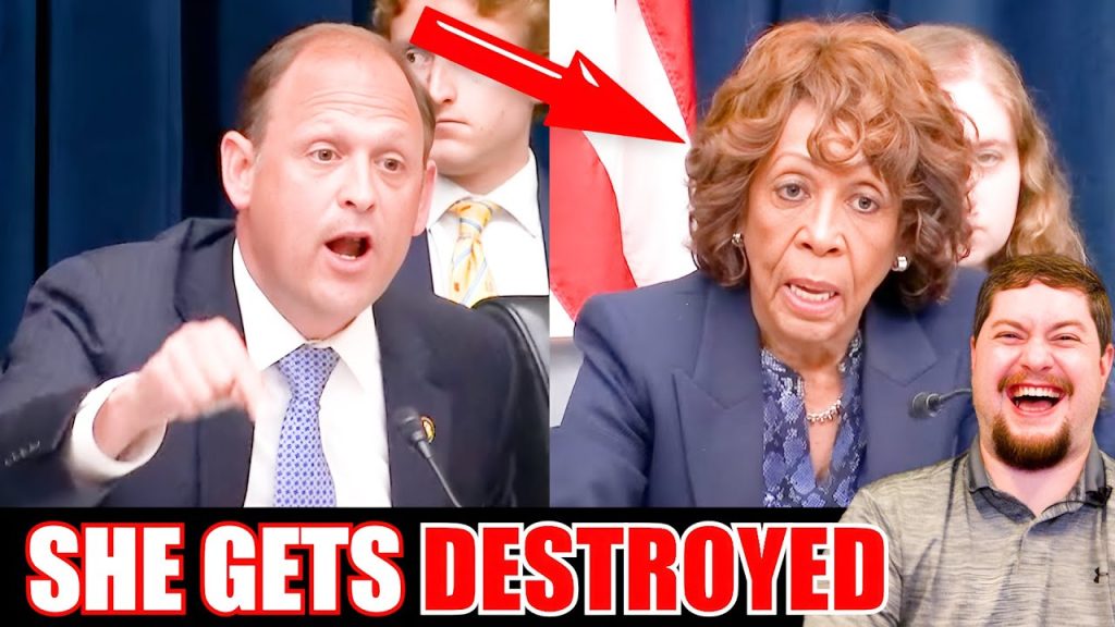 Maxine Waters LOSES IT when pissed off Republican shuts down her BS