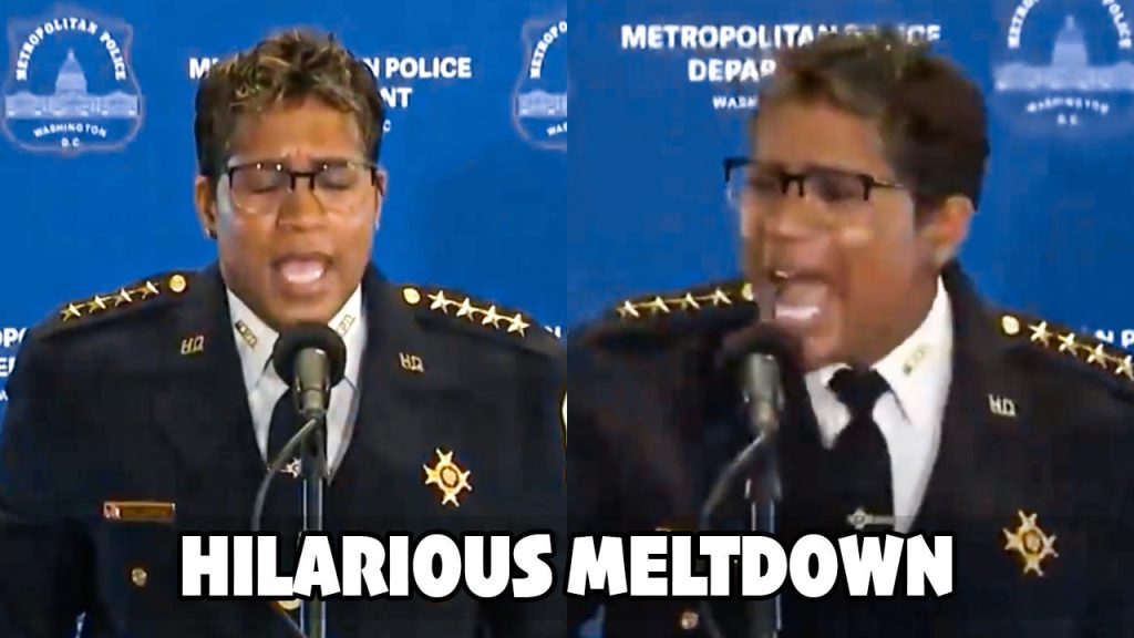 DC’s Police Chief Pamela Smith RUN OFF THE STAGE Screaming During Her Resignation Speech