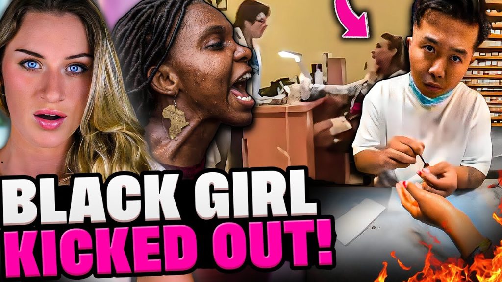 BLACK LADY MELTDOWN On Asian Nail Salon – “Go Back To Your Country” Brawl Caught On Video