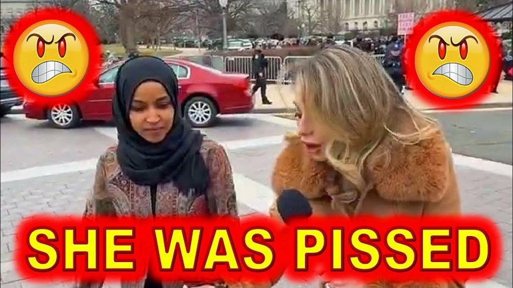 Ilhan Omar BLINDSIDED by Tough QUESTION and RUNS Away AGAIN