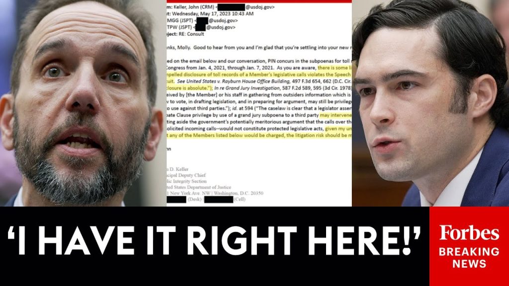 BREAKING NEWS: Gill Brings Receipts To Grill Jack Smith Over Subpoena Of Kevin McCarthy’s Records