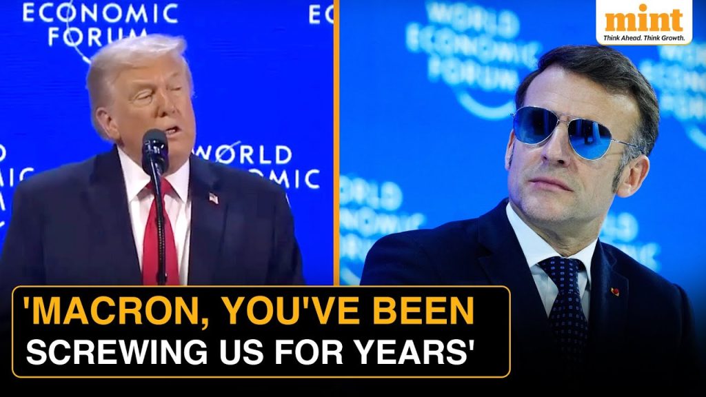 Trump Torches Macron After Mocking Him For Wearing Sunglasses At Davos ‘What The Hell Was That?’