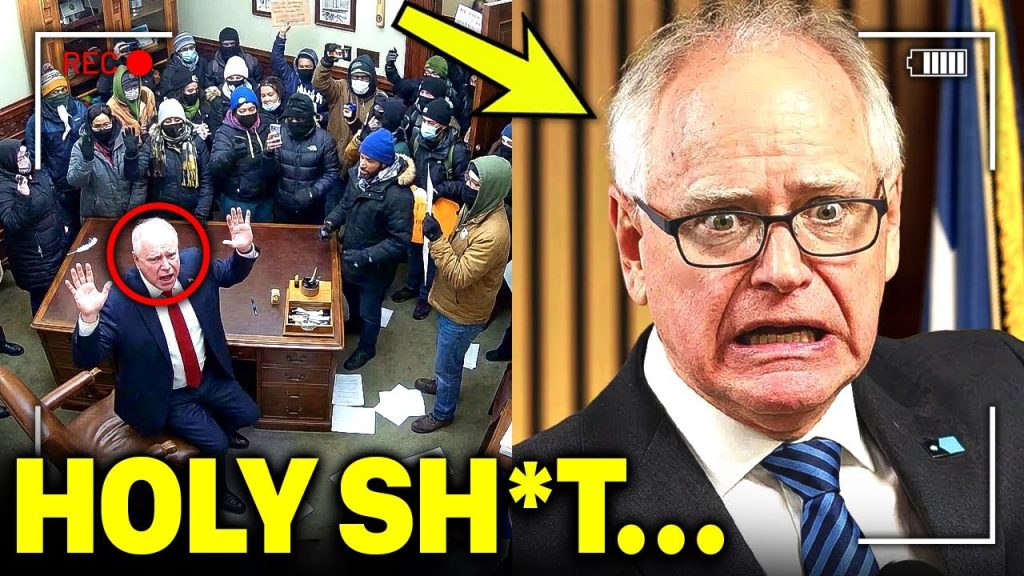 Leftist Mob INVADES Tim Walz’s Office After they Realize they were TRICKED…