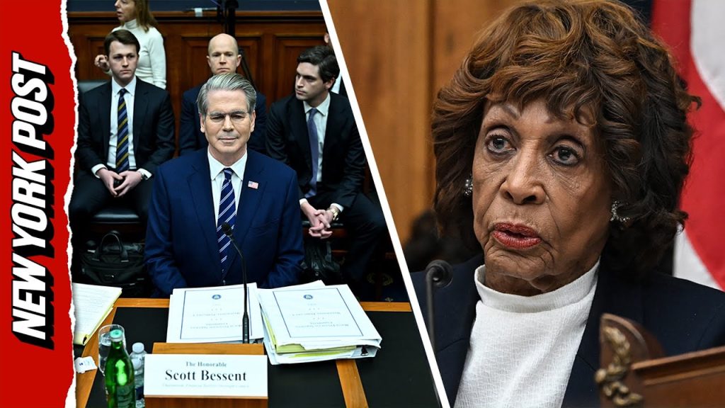 ‘Shut up:’ Dem Rep. Maxine Waters LASHES Out at Scott Bessent in Tense Exchange Over Inflation