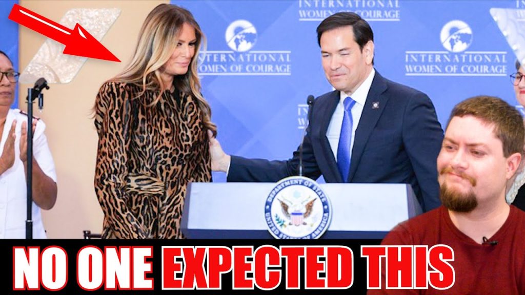 Melania grabs the mic from Marco Rubio, what happens next is unbelievable