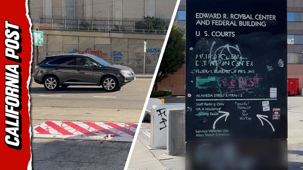 Post-Apocalyptic Scene Outside L.A.’s Detention Center Day After Violent Protests