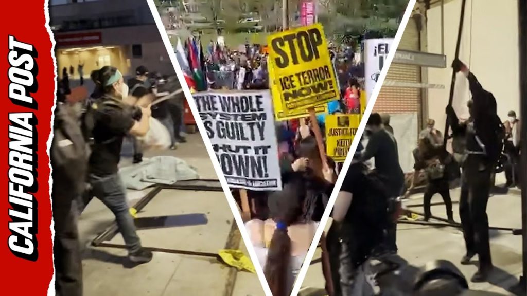 Anti-ICE Protestors Cause CHAOS in Los Angeles During Nationwide Demonstration