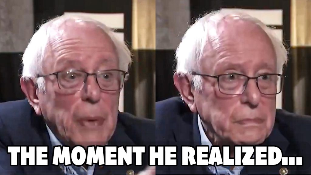The Moment Bernie Sanders REALIZED He Got Caught Lying With His Own Words