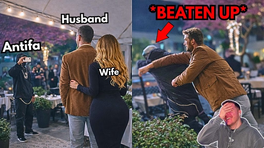Antifa Bully Harasses Woman, Then Her HUSBAND Shows Up…