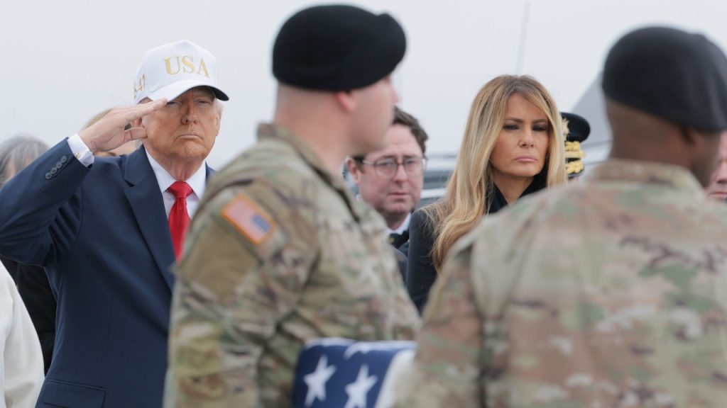 Trump, Vance Receive Dignified Transfer — Then Somebody Spotted It