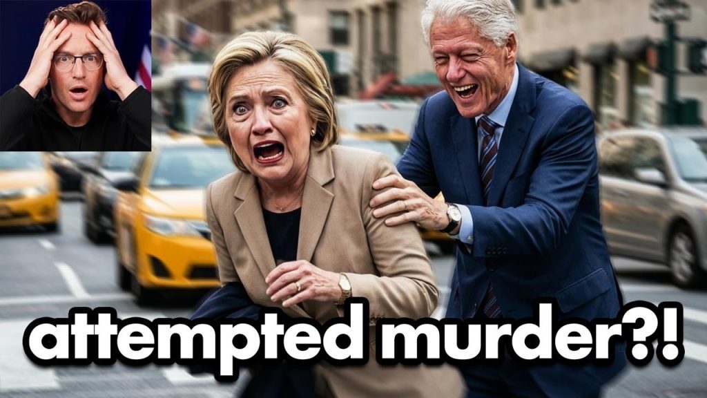 Bill Clinton Pushes Hillary into Oncoming Traffic