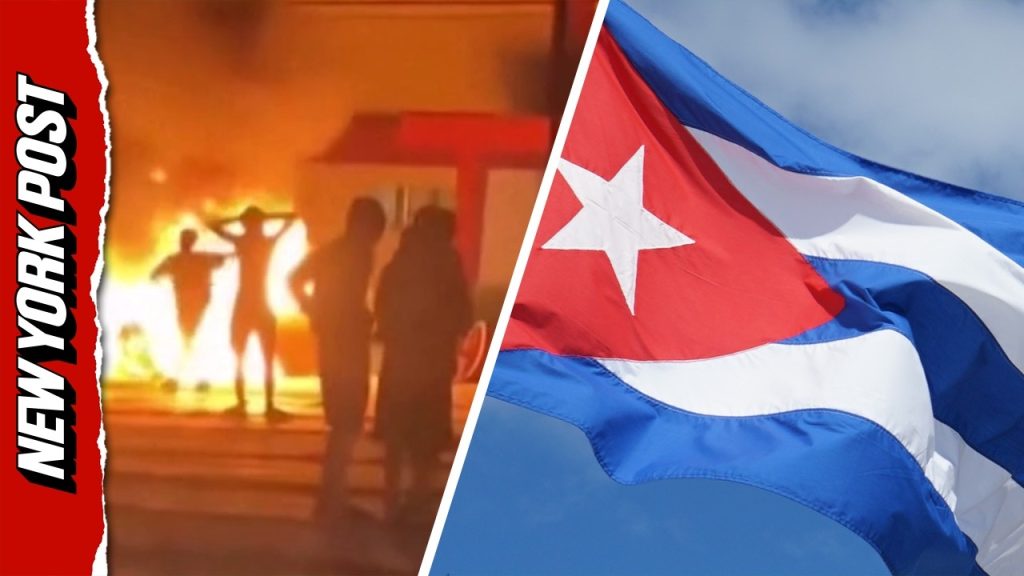 Cubans Chant ‘Down with Communism,’ Attack Gov’t Building During Violent Night of Protests