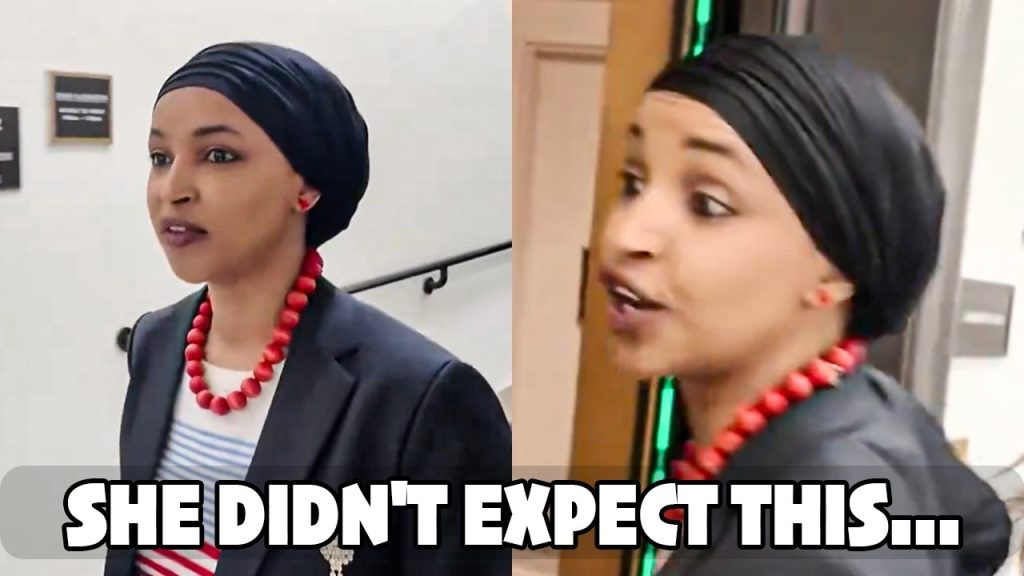 Reporter CAUGHT Ilhan Omar OFF GUARD When Asking About Her Scream At Trump