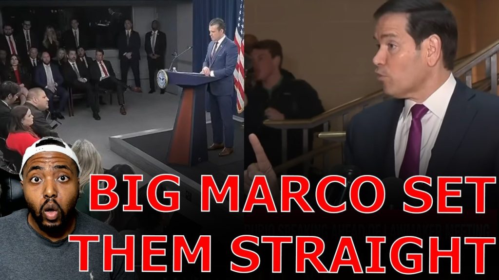 Marco Rubio BRILLIANTLY SHUTS DOWN Reporters Asking Silly Questions Over And Over Again!