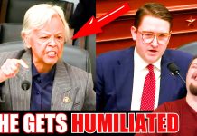 MAGA rising star MOCKS & DESTROYS out of control Democrat right to her face