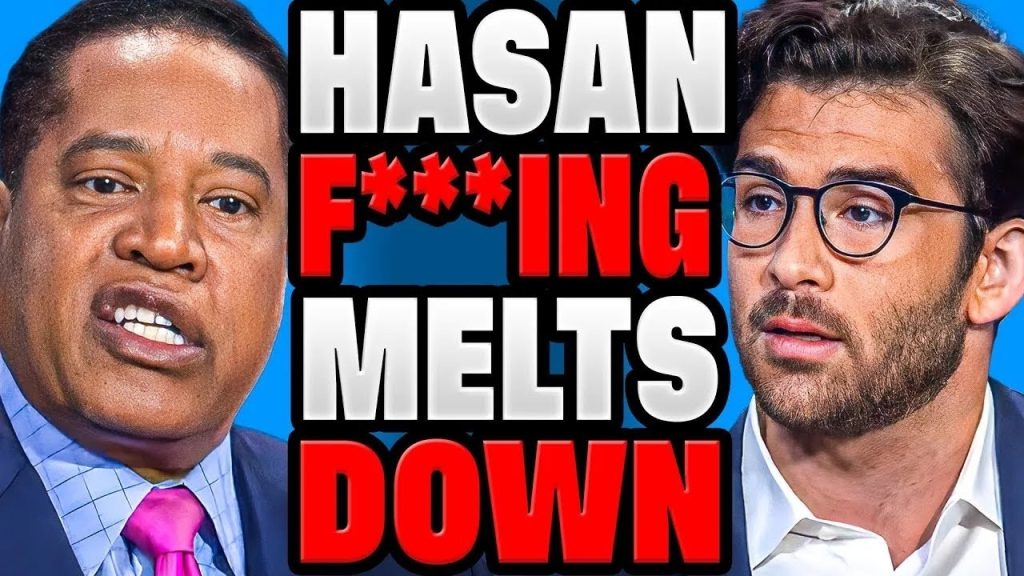 Woke Hasan Piker LOSES IT On LIVE TV After Larry Elder DESTROYS Him In Debate