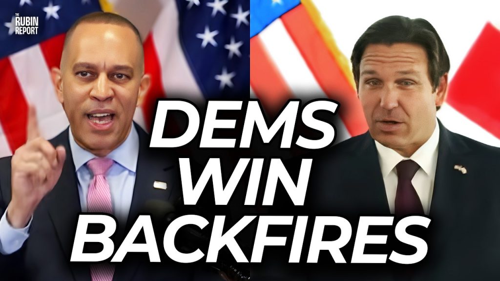 The Exact Moment Hakeem Jeffries Regretted Threatening Ron DeSantis