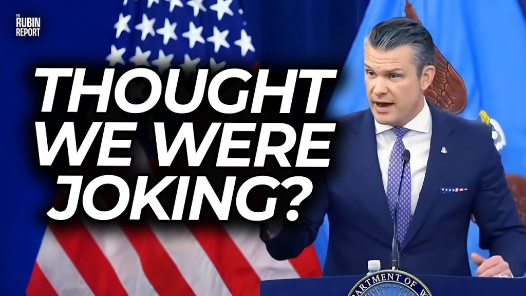 Listen to Press Go Quiet as Hegseth Gives a Chilling Warning to Iran If They Don’t Surrender